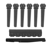 Glomora Guitar Bridge Pin Nut Saddle, POM Folk Guitar Parti universali Confezione di ricambio Accessori per chitarra acustica