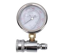Glomora High Pressure Washer Gauge 3/8 inch Quick Connect 6000PSI Pressure Indicator for Washing Machine Hose And Pump