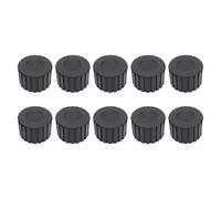 Glomora Lot de 10 protections de sol pour Pieds de meubles, 50 mm, Noires, rondes, antidérapantes, Anti-Rayures, ajustement, durables pour Les gymnases, Les écoles, Les maisons, Les