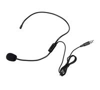 Glomora Microfono Cuffia Professionale, Spina Mini XLR 3 Pin TA3F - Microfono Auricolare Wireless Per Performance E Comunicazione