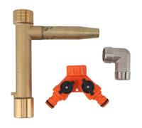 Glomora Quick Water Intake Valve Key,G1 Male Thread Brass Quick Coupler Valve Hose for Underground Irrigation for Agricultural Garden