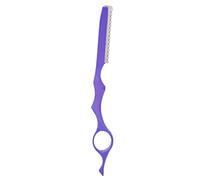 Glomora Rasoio per sfoltire,Rasoio per sfoltire i capelli,Rasoio da taglio professionale per acconciature,Rasoio da taglio texturizzante per capelli a coltello per la casa del (Viola)