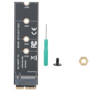 Glomora Scheda Adattatore Nero ABS Solid State Drive Adatta per MacBook Air 2013 - 2017 M.2 NVME PCIE3.0