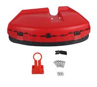 Glomora Scudo di Protezione Decespugliatore, Parasassi Decespugliatore Plastica 26cm Scudo Universale Protezione Tagliaerba, per Tagliaerba per Decespugliatore
