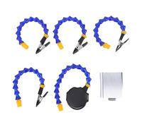 Glomora Soldering Helping Hand,4 Flexible Clamps and Magnifying Glass with Aluminum Alloy Base for Electronic Repair Industrial Welding