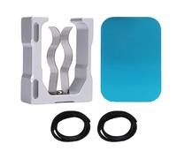 Glomora Supporto Magnetico per Carrello, Morsetto AntiGraffio in Lega di Alluminio con Magneti N52, di Tenuta di 50 libbre per Sedie da Spiaggia Canne da Pesca Carrelli da (Silver)