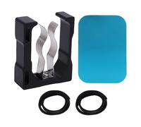 Glomora Supporto Magnetico per Carrello, Morsetto AntiGraffio in Lega di Alluminio con Magneti N52, di Tenuta di 50 libbre per Sedie da Spiaggia Canne da Pesca Carrelli da (Black)