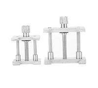 Glomora Supporto per Movimento dell'Orologio, Morsetto Universale 2 Pezzi Robusto Strumento per la Riparazione di Orologiai Uomo Donna in Lega di Zinco