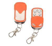 Glomora Telecomando per Porta Automatica, Confezione da 2, Trasmettitore Rolling Code 433,92 MHz con Chip HCS301, Portata 40 m per Pollaio, Garage, Cancello Carraio (Batterie Non