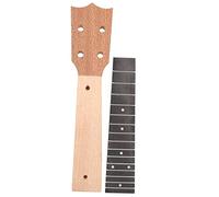Glomora Ukulele Neck and Fingerboard, Okoume Wood Rosewood Fingerboard Musical Instrument Accessories (21 Inch)