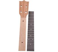 Glomora Ukulele Neck and Fingerboard, Okoume Wood Rosewood Fingerboard Musical Instrument Accessories (23in)