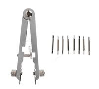 Glomora Watch Bracelet Remover, Spring Bar Watch Tool Orologer Strumento Sostituisci lo strumento di rimozione della catena con Pins 6825 per le fasce polso Kit di fissaggio di (Silver)