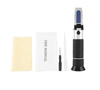 Glomora Wort Specific Gravity Refractometer - Misuratore Portatile di Zucchero Per Birra E Vino, Misura Brix 0-32%