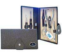 glooke Selected Set Manicure con custodia rigida a bottone in bronzo - 500 g