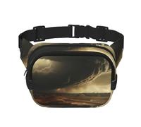 Gloomy Weather - Marsupio multifunzione stampato, unisex, alla moda, per viaggi e sport