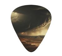 Gloomy Weather Plettri per chitarra eleganti e durevoli, tre tipi di plettri sottili, medi e pesanti (12 pezzi), adatti per chitarra, basso, chitarra elettrica, ukulele,