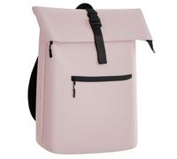 Gloop Rolltop Zaino impermeabile per uomo e donna, grande capacità, design classico con funzionalità, elegante zaino da viaggio per viaggi, ciclismo, Colore: rosa., 32x13x46cm
