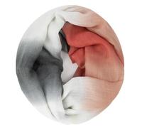 Gloop - Sciarpa da donna, leggera, a tubo, in diversi colori, 4A1 bianco rosato., Taglia Unica