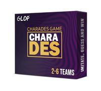 GLOP Charades - Games for Adults - Family Board Games for Adults & Kids Ages 8+ - Party Game for 2-6 Teams - Card Game