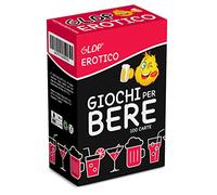 GLOP Ero - Giochi da Tavolo Adulti, Gioco per Bere con Amici, 100 Carte | Sfide Divertenti per Feste, Regalo Originale, Amico Segreto e Serate di Gruppo