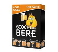 GLOP Game - Giochi da Tavolo Adulti per Feste, 100 Carte per Bere con Amici | Sfide e Azioni per Feste con Amici, Gioco da Tavolo Adulto, Regalo Originale e Amico Segreto