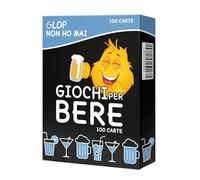 GLOP Non Ho Mai - Gioco da Bere e di Carte Divertente per Feste | Portatile Party Game per Amici e Amiche | Regalo Natale e Amico Invisibile per Lei e Lui