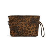 Gloppie Beauty Case da Viaggio Donna, Piccolo Trousse Trucchi Impermeabile Pochette Mare per Ragazze, Borsa per Cosmetici Necessaire da Spiaggia Palestra, Stampa Leopardata