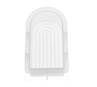 Glorex 090-Stampo per Candele, Motivo: Fiocco Piccolo, Circa 12 x 6 x 3,7 cm, Robusto Stampo in Silicone, per versare, Riutilizzabile, Colore Colorless, 1 Gießform, 6 9732 090