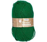 Glorex 5 1001 08 - Lana premium in 100% acrilico, facile da lavorare, versatile, calda, morbida, non graffiata, 50 g, ca. 140 m, verde
