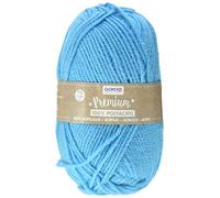 Glorex GmbH Lana di Alta qualità in 100% Acrilico, Facile da Usare, Versatile, Calda, Morbida, AntiGraffio, 50 g, Circa 140 m, Turchese unità