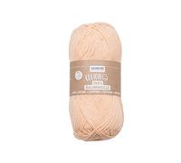 Glorex 5 1004 02 - Cotone 100% cotone, versatile per lavori a maglia, uncinetto e artigianato, ottima qualità, morbido e lavabile, 50 g, ca. 170 m, salmone