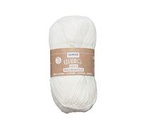 Glorex 5 1004 13 - Cotone 100% cotone, versatile per lavori a maglia, uncinetto e artigianato, ottima qualità, morbido e lavabile, 50 g, ca. 170 m, naturale
