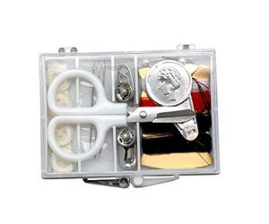Glorex 5 2001 36 - Set di accessori da viaggio, 20 pezzi 7,5 x 5,3 x 1,0 cm, ideale in viaggio e in viaggio, per riparazioni rapide, multicolore, sconosciuto.
