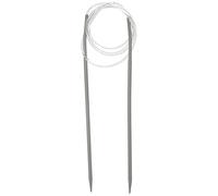 GLOREX 5 2005 01 - Ago circolare per maglieria da 3,0 mm, lunghezza 80 cm, per lavori a maglia circolare o piatta