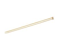 Glorex 5 2006 01 - Ferri da maglia in bambù, set da 2, 3,5 mm, lunghezza 35 cm, per lavorare a maglia leggera e confortevole