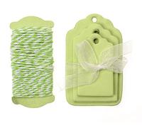 Glorex 6 1222 660 Fogli di Etichette, Verde Chiaro, 8.5 x 12 x 0.5 cm