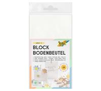 Glorex 6 1226 724 - Sacchetti di carta bianca, 15 pezzi, 100 x 55 x 175 mm, per alimenti