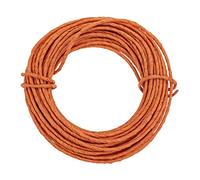 GLOREX 6 1280 232 - Filo di Carta, 2 mm, Lunghezza 10 m, Arancione, per Creare e Legare composizioni Floreali e corone di Fiori