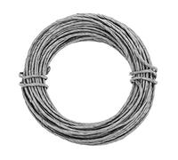 GLOREX 6 1280 235 - Filo di Carta, 2 mm, Lunghezza 10 m, Argento, per Creare e Legare composizioni Floreali e corone di Fiori