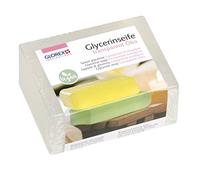 Glorex 6 1600 121-Sapone alla glicerina Eco, Trasparente Neutra per la Pelle, dermatologicamente Testato, 100% Vegano, Blocco da 500 g Come Base per la colata di Sapone, Soap, Transparent