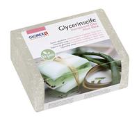 GLOREX 6 1600 161 - Sapone alla glicerina Eco con Aloe Vera, 500 g di Sapone Trasparente su Base Neutra per la Pelle, dermatologicamente Testato, Come Base per la colata di Sapone