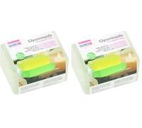 Glorex 6 1600, Sapone Eco in glicerina, Trasparente, 250 g (Confezione da 2)