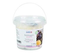 Glorex 6 1601 202 - Palline da Bagno a Bolle d'Aria, Circa 400 g, Kit per la Realizzazione di Bombe da Bagno, incl. Istruzioni e Accessori