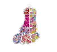 Glorex 6 1630 330 - Set di Perline per Gioielli, 445 Pezzi, Colori Assortiti, Adatto per Creare Gioielli, Braccialetti, collane, Accessori e Decorazioni