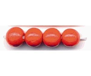 Glorex 6 1654 005 Perle 47 Pezzi di Legno, Legno, Rosso Carminio, 11 x 8.6 x 1 cm