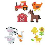 Glorex 6 2247 708 - Adesivi in Gomma espansa, autoadesivi, 29 Pezzi, Assortiti in Diversi Motivi, Ideali per Decorare e Decorare Biglietti di Auguri, Scrapbooking, ECC.