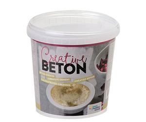 Glorex 6 2606 601 - Calcestruzzo Creativo, 1500 g in Un Secchio, Composto Universale per getti di calcestruzzo, di Alta qualità e Privo di Sostanze nocive, Resistente alle intemperie e al Gelo