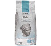 GLOREX Inspirations GLOREX 6 2608 430-Gesso da colata Alabit Bianco Naturale, Gesso da Modellare di Alta qualità, 5000 g, Plastic, White, 5 kg