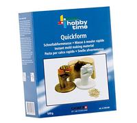 Glorex 6 2704 001 - Mescola per stampaggio rapido Quickform, 500 g, Materiali Naturali, atossici e Non dannosi per la Pelle, Adatti ai Bambini