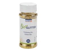 Glorex 6 2820 402-Glitter Organico fine, 60 g nel Colore Oro, Glitter Composto, Decorare Biglietti d'auguri, Artigianato e Molto Altro, Cellulose, Gold